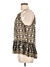 Ro & De 100% Polyester Brown Sleeveless Blouse Size L - photo 5