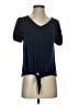 Green Envelope Blue Short Sleeve Top Size S - photo 1