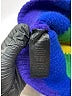 Burberry Color Block Orange Purple Wool Beanie Size 4X - photo 4