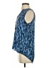 Faded Glory 100% Rayon Blue Sleeveless Blouse Size S - photo 5