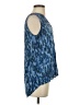 Faded Glory 100% Rayon Blue Sleeveless Blouse Size S - photo 4