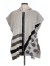 Angel Apparel Graphic Gray Poncho Size M - photo 1
