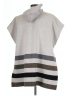 Angel Apparel Graphic Gray Poncho Size M - photo 2