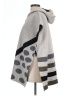 Angel Apparel Graphic Gray Poncho Size M - photo 5