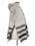Angel Apparel Graphic Gray Poncho Size M - photo 4