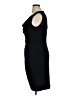 Evan Picone Solid Black Cocktail Dress Size 14 - photo 5
