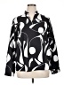 Shein 100% Polyester Print Black Long Sleeve Blouse Size 14 - photo 1