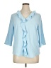 Blooming Jelly Blue 3/4 Sleeve Blouse Size XL - photo 1