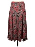 J.Jill Paisley Red Formal Skirt Size S - photo 2