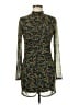Glamorous Print Green Casual Dress Size 6 - photo 1