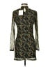 Glamorous Print Green Casual Dress Size 6 - photo 2