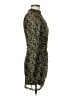 Glamorous Print Green Casual Dress Size 6 - photo 4
