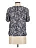 Angels 100% Rayon Blue Short Sleeve Blouse Size M - photo 2
