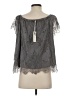 Gold Hawk Gray Sleeveless Blouse Size S - photo 2