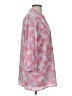 Gap Paisley Pink 3/4 Sleeve Blouse Size L - photo 4