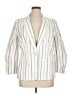 Talbots Stripes Ivory Blazer Size 14 - photo 1