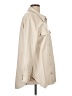 BB Dakota 100% Polyurethane Ivory Trenchcoat Size L - photo 4