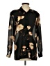 Joyce 100% Polyester Print Black Long Sleeve Blouse Size 0 - photo 1