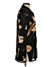 Joyce 100% Polyester Print Black Long Sleeve Blouse Size 0 - photo 4