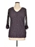 DressBarn Gray 3/4 Sleeve Blouse Size XL - photo 1