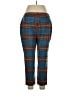 Boden Plaid Blue Casual Pants Size 12R - photo 2