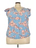 Talbots 100% Viscose Blue Sleeveless Blouse Size 3X - photo 1