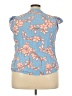 Talbots 100% Viscose Blue Sleeveless Blouse Size 3X - photo 2