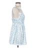 Unbranded 100% Polyester Hearts Blue Casual Dress Size 00 - photo 4