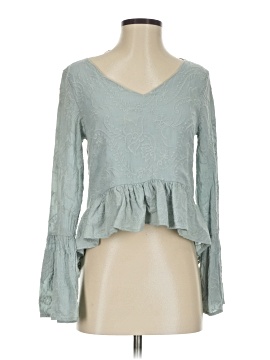 Blush Noir Long Sleeve Blouse