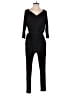 Nina Leonard Solid Black Jumpsuit Size S - photo 1