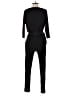 Nina Leonard Solid Black Jumpsuit Size S - photo 2