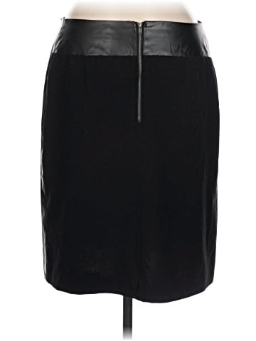 Larry Levine Faux Leather Skirt (view 2)