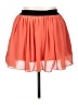 Lola 100% Polyester Solid Orange Casual Skirt Size XL - photo 1