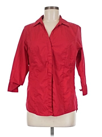 Riders by Lee 3/4 Sleeve Button-Down Shirt (view 1)