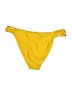 Cupshe Solid Yellow Swimsuit Bottoms Size M - photo 2