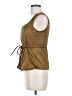 Ipekyol Brown Sleeveless Blouse Size 6 - photo 5