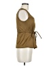 Ipekyol Brown Sleeveless Blouse Size 6 - photo 4