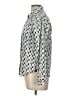 Ben Sherman 100% Cotton Print Silver Long Sleeve Blouse Size L - photo 5