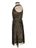 Muse Metallic Silver Cocktail Dress Size 2 - photo 5