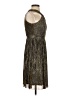 Muse Metallic Silver Cocktail Dress Size 2 - photo 4