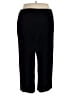 Sag Harbor Solid Black Casual Pants Size 2X - photo 2