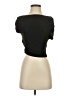 Shein Black Short Sleeve Top Size 2 - photo 1