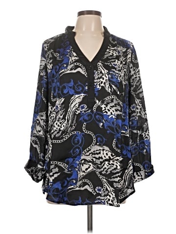 AB Studio 3/4 Sleeve Blouse (view 1)