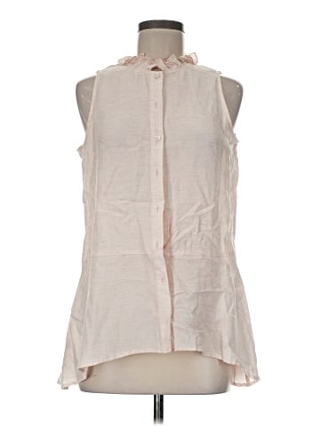 Worth New York Sleeveless Button-Down Shirt (view 1)