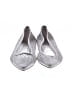 Adrianna Papell 100% Leather Metallic Silver Flats Size 9 - photo 2