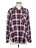 Torrid Plaid Burgundy Long Sleeve Button-Down Shirt Size Med Plus (00) - photo 1