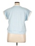 Unbranded Blue Short Sleeve Top Size 0X - photo 2
