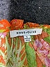 Rose + Olive 100% Rayon Orange Short Sleeve Blouse Size S - photo 7