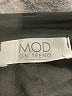 Mod On Trend Metallic Black Shorts Size L - photo 3