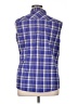 Cabela's Plaid Blue Sleeveless Button-Down Shirt Size XL - photo 2